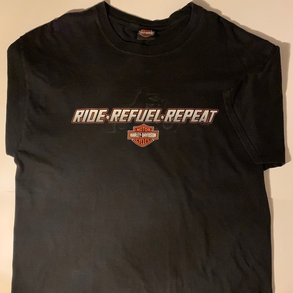 Vintage 2010 Harley Davidson Baton Rouge T Shirt - Picture 1 of 5